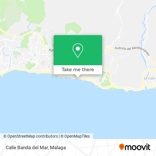 mapa Calle Banda del Mar