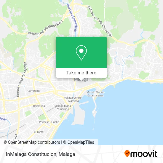 InMalaga Constitucion map