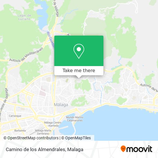 mapa Camino de los Almendrales
