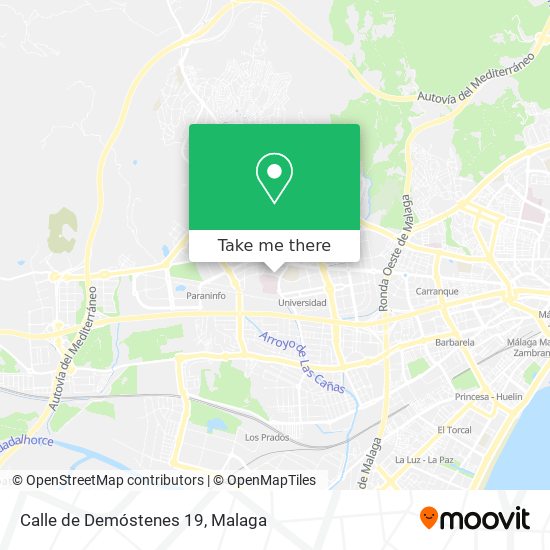 Calle de Demóstenes 19 map