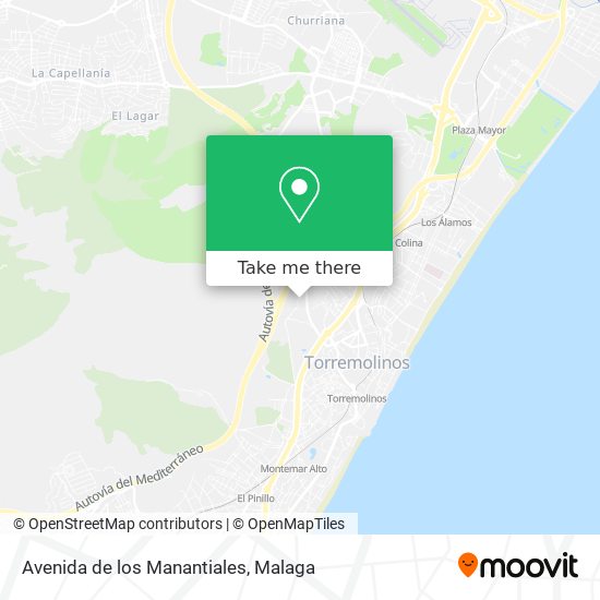Avenida de los Manantiales map