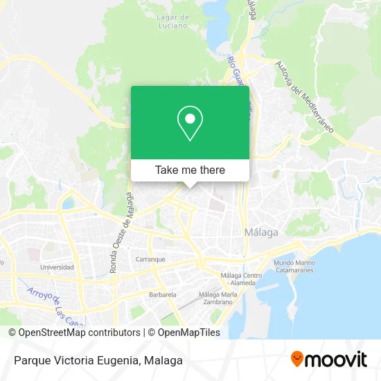 mapa Parque Victoria Eugenia