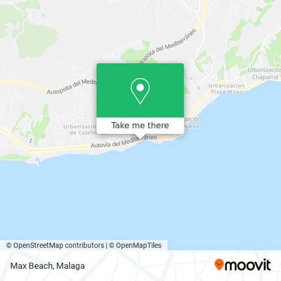 Max Beach map