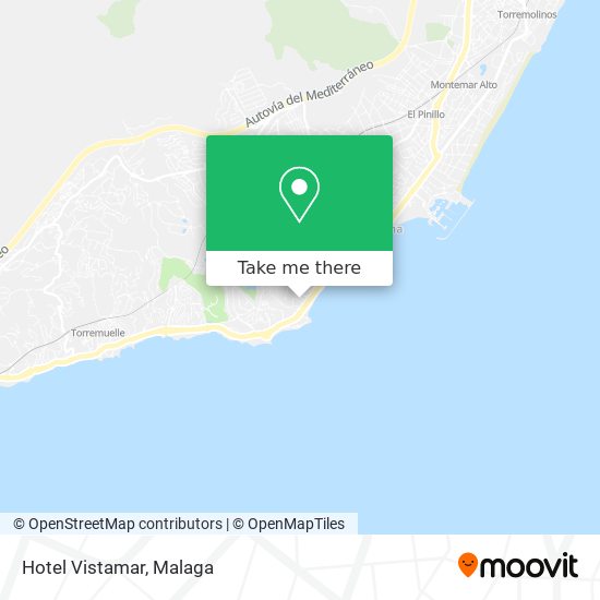 Hotel Vistamar map