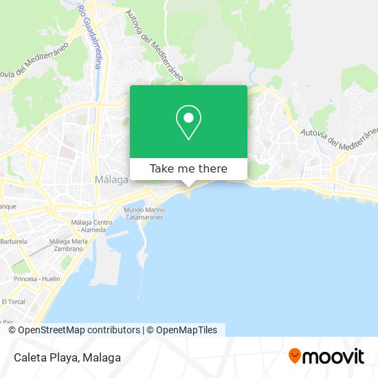 mapa Caleta Playa