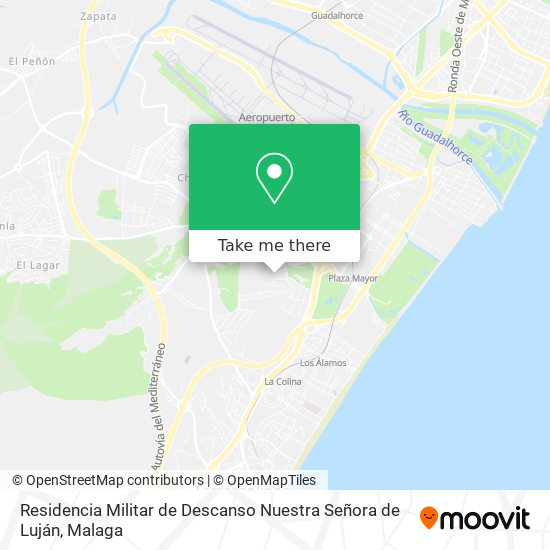 Residencia Militar de Descanso Nuestra Señora de Luján map