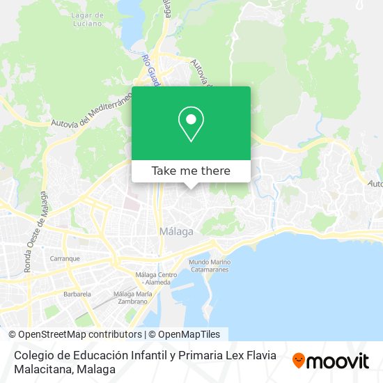 Colegio de Educación Infantil y Primaria Lex Flavia Malacitana map