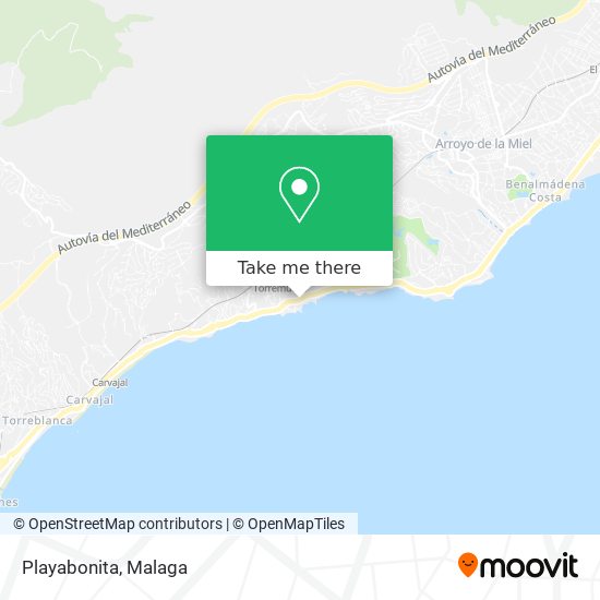 Playabonita map