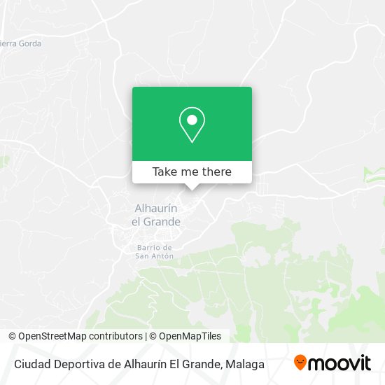 Ciudad Deportiva de Alhaurín El Grande map