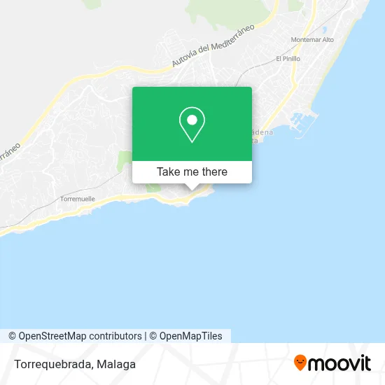 Torrequebrada map
