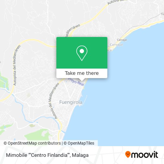 Mimobile ""Centro Finlandia"" map