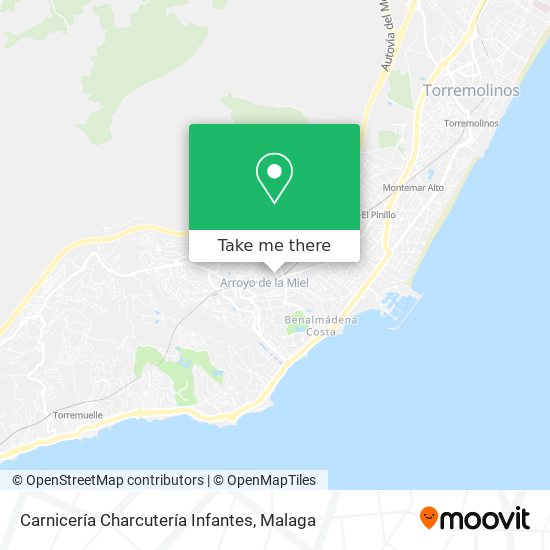 Carnicería Charcutería Infantes map