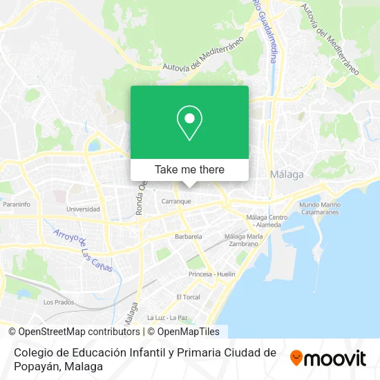 Colegio de Educación Infantil y Primaria Ciudad de Popayán map