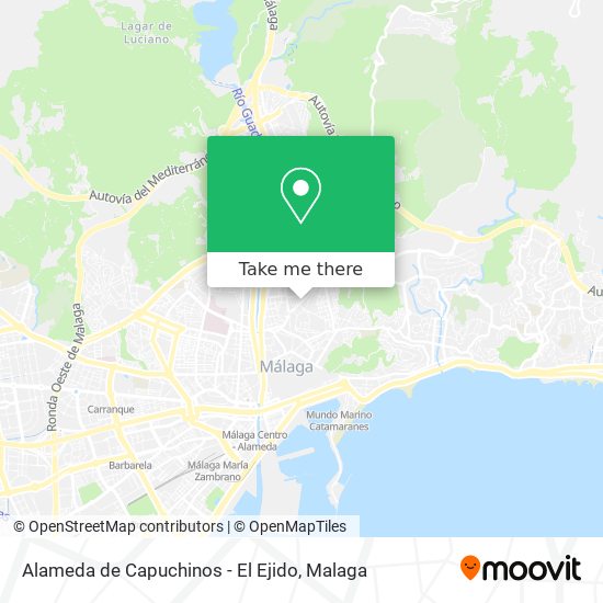 mapa Alameda de Capuchinos - El Ejido