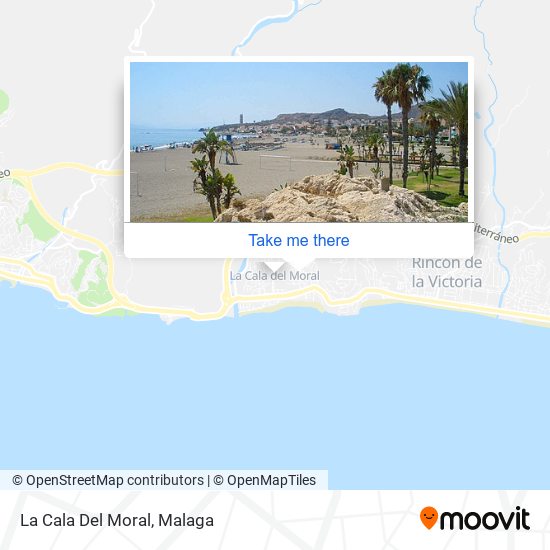 mapa La Cala Del Moral