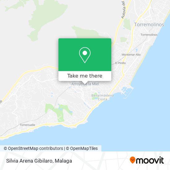 Silvia Arena Gibilaro map