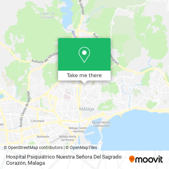 mapa Hospital Psiquiátrico Nuestra Señora Del Sagrado Corazón