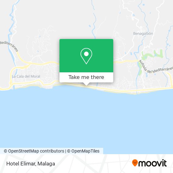 Hotel Elimar map