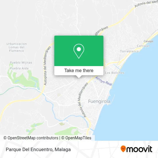 Parque Del Encuentro map