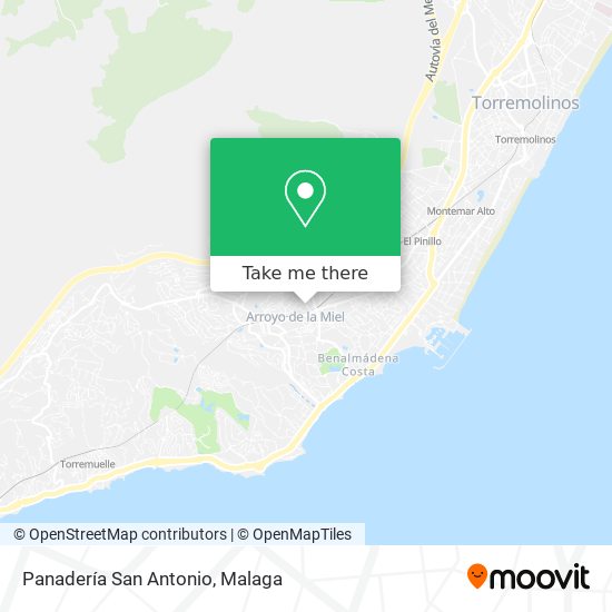Panadería San Antonio map