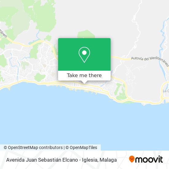 Avenida Juan Sebastián Elcano - Iglesia map