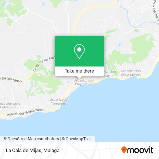 mapa La Cala de Mijas