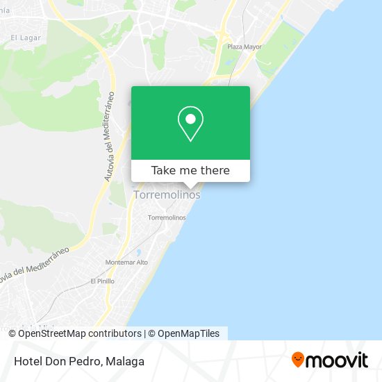 Hotel Don Pedro map