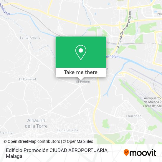 mapa Edificio Promoción CIUDAD AEROPORTUARIA