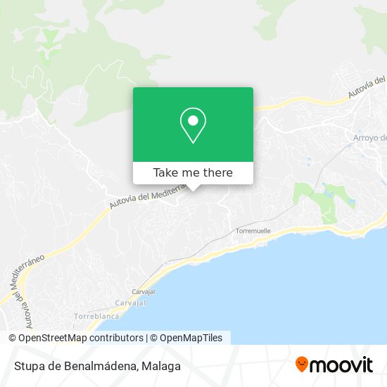 Stupa de Benalmádena map