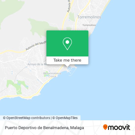 Puerto Deportivo de Benalmadena map