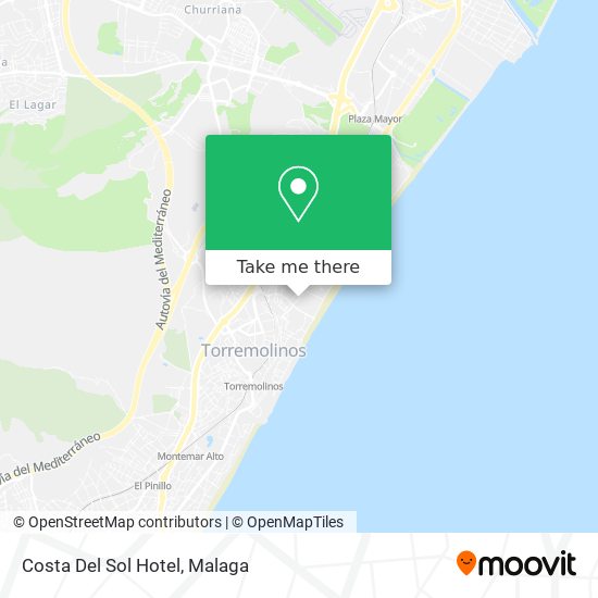 mapa Costa Del Sol Hotel