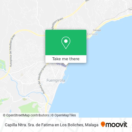Capilla Ntra. Sra. de Fatima en Los Boliches map