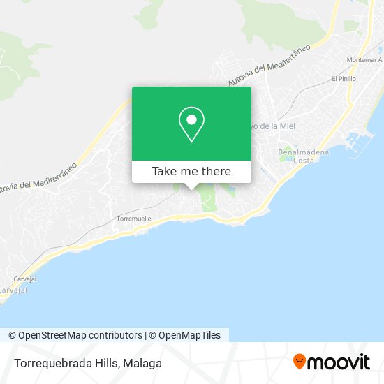 mapa Torrequebrada Hills