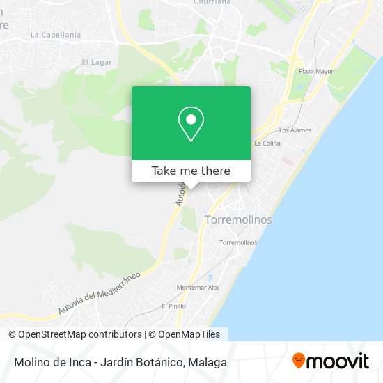 Molino de Inca - Jardín Botánico map
