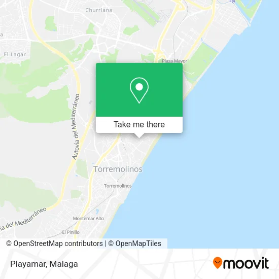 Playamar map