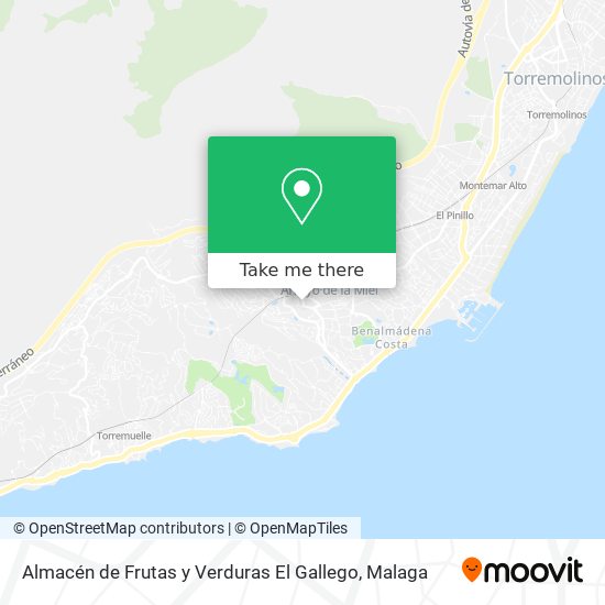 Almacén de Frutas y Verduras El Gallego map