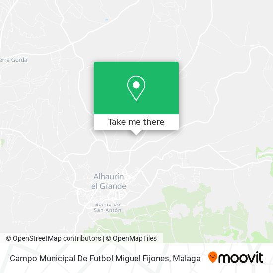 Campo Municipal De Futbol Miguel Fijones map
