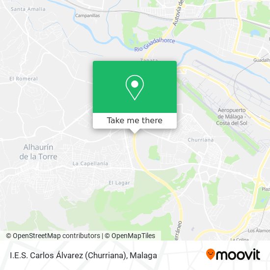 I.E.S. Carlos Álvarez (Churriana) map