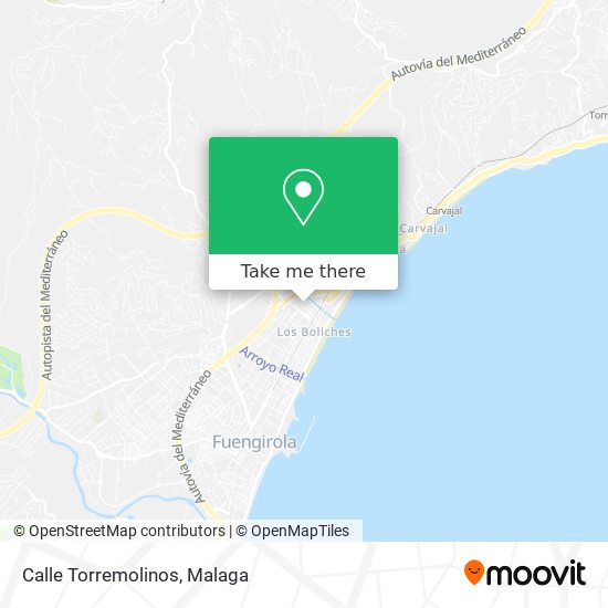 Calle Torremolinos map