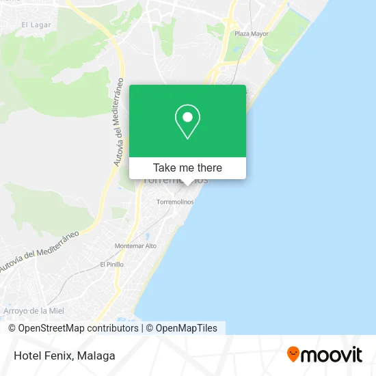 Hotel Fenix map