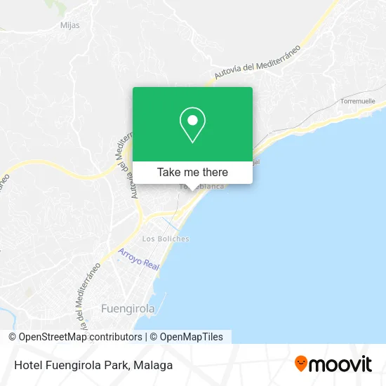 Hotel Fuengirola Park map