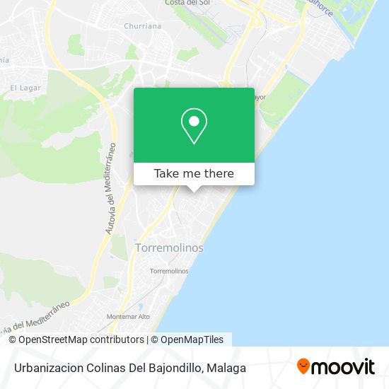 Urbanizacion Colinas Del Bajondillo map
