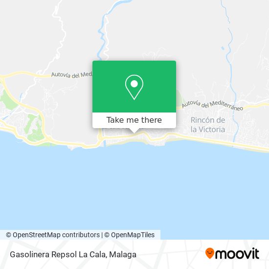 Gasolinera Repsol La Cala map