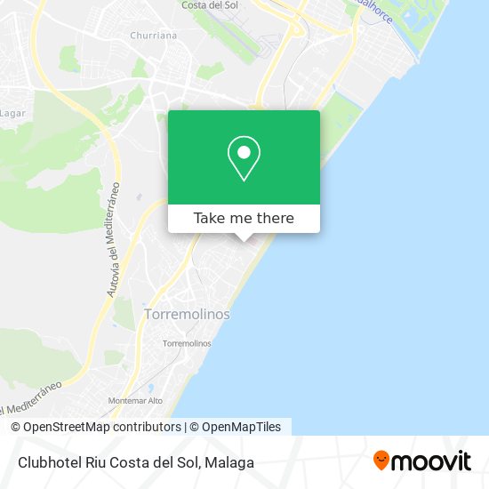 mapa Clubhotel Riu Costa del Sol