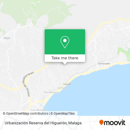 Urbanización Reserva del Higuerón map
