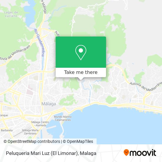 Peluqueria Mari Luz (El Limonar) map