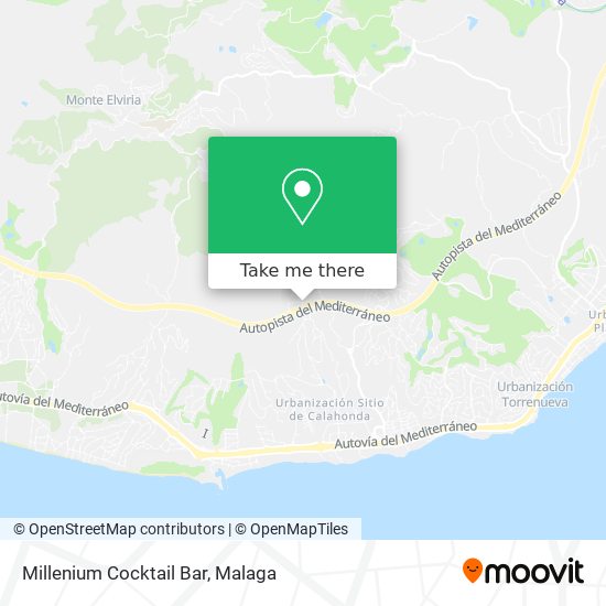 Millenium Cocktail Bar map