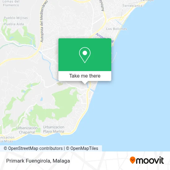 Primark Fuengirola map