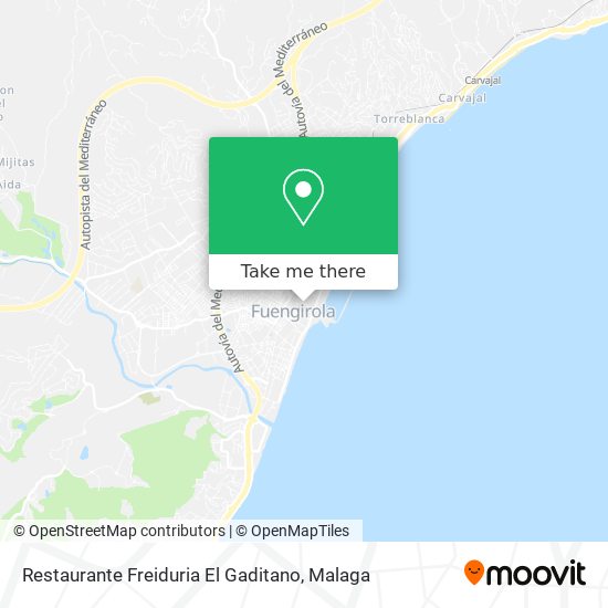 Restaurante Freiduria El Gaditano map