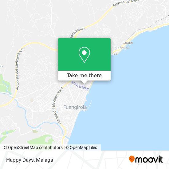 Happy Days map